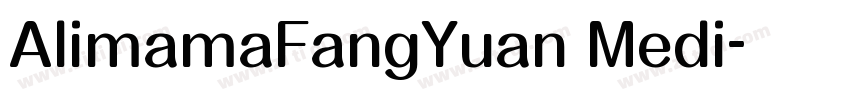 AlimamaFangYuan Medi字体转换
